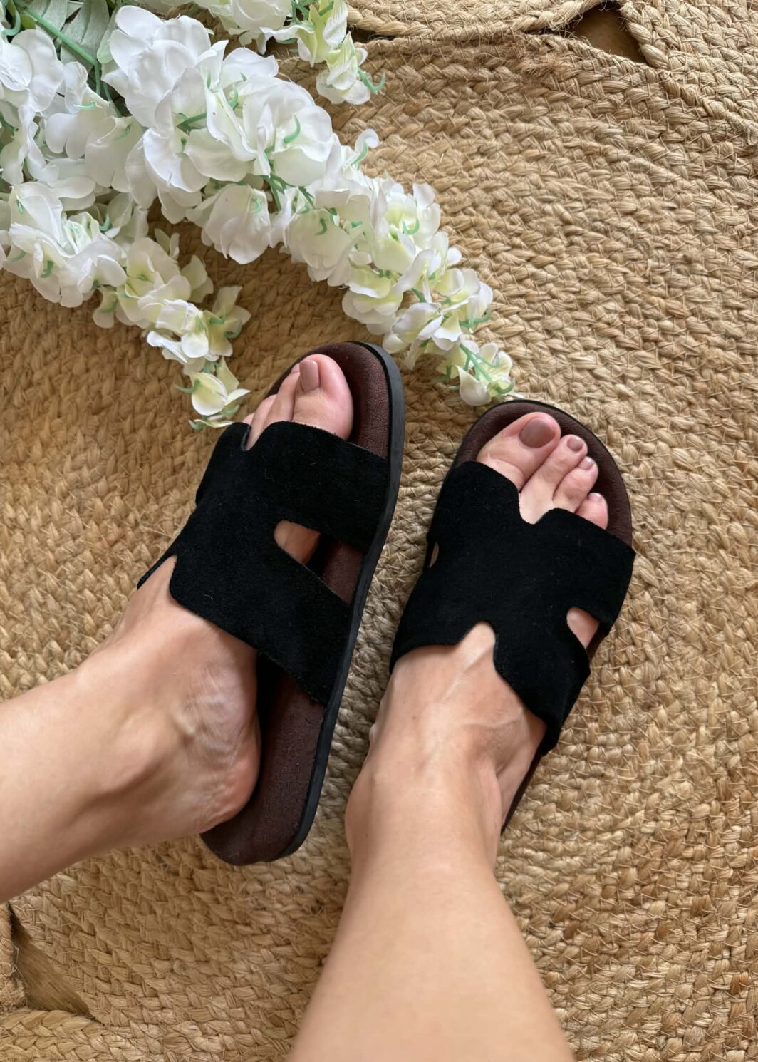 Chinelo Urbano Pele - Preto