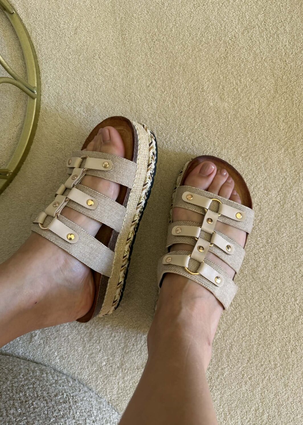 Chinelo Gladiador Bege