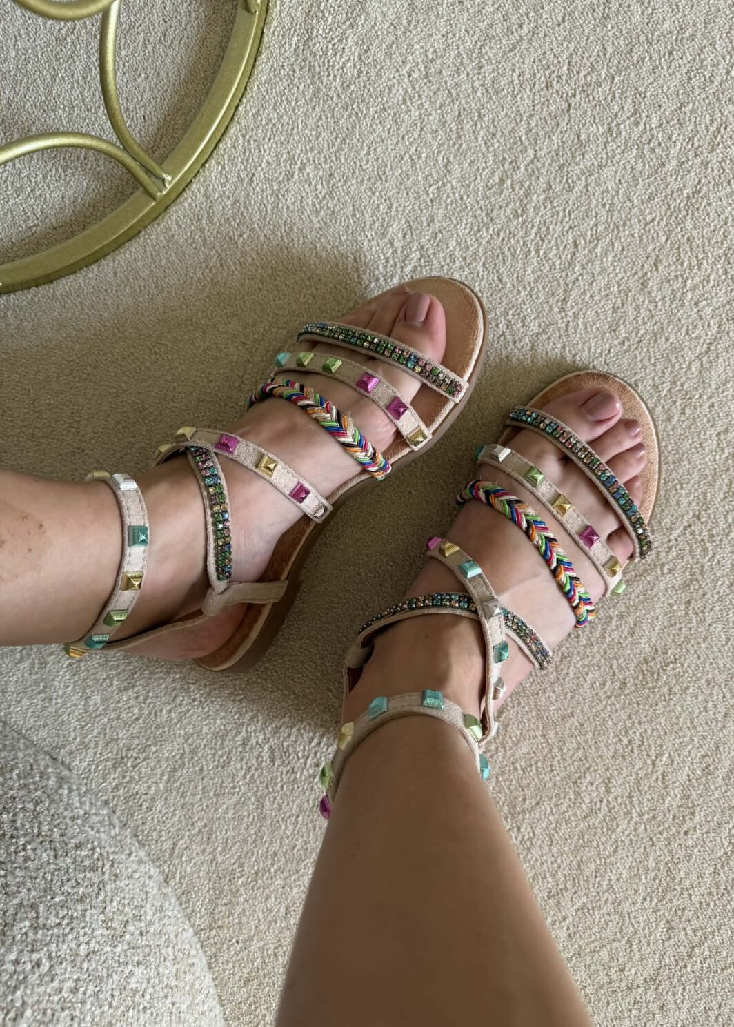 Sandália Multi Boho - Bege
