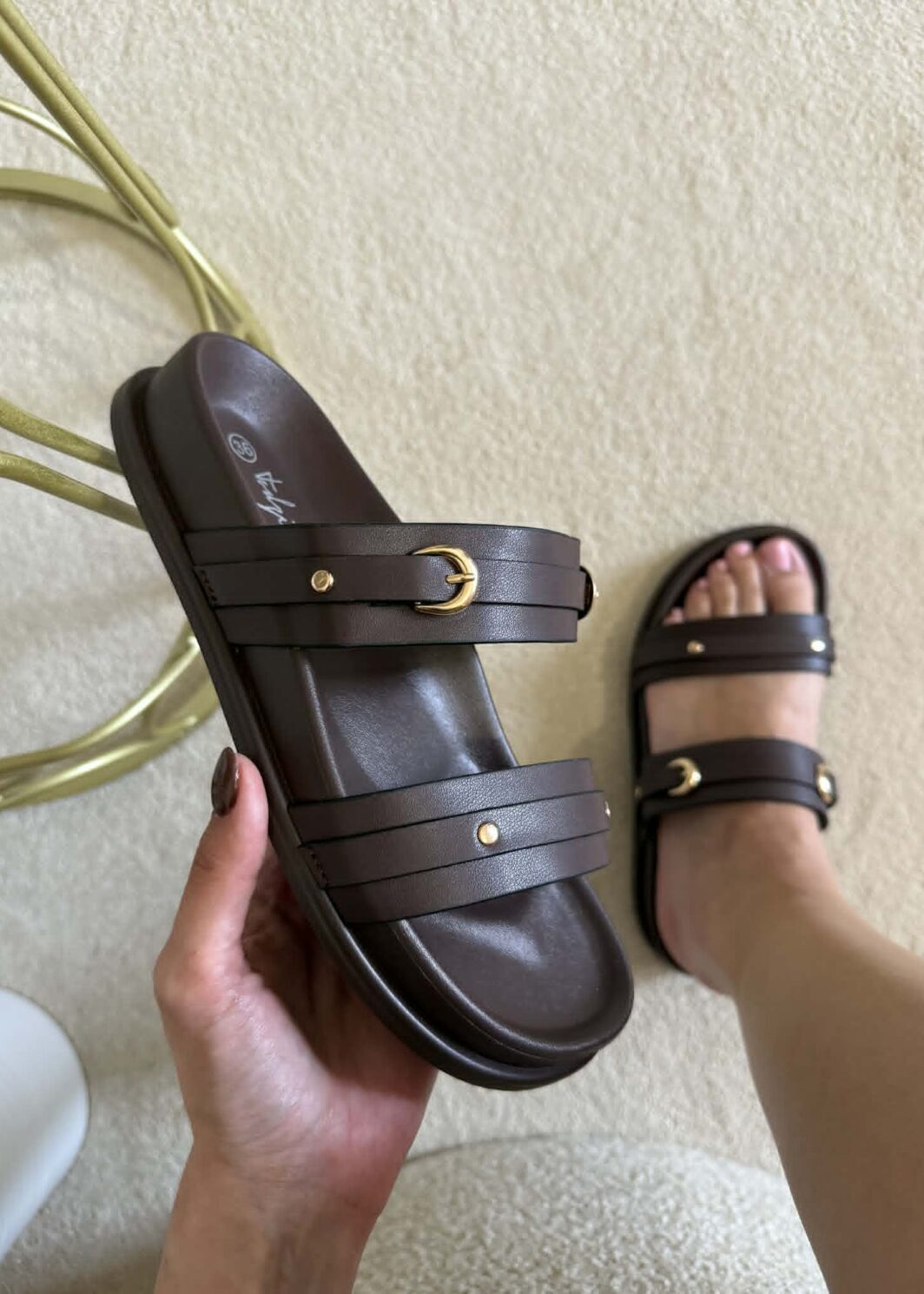 Chinelo Inspo ZR - Castanho
