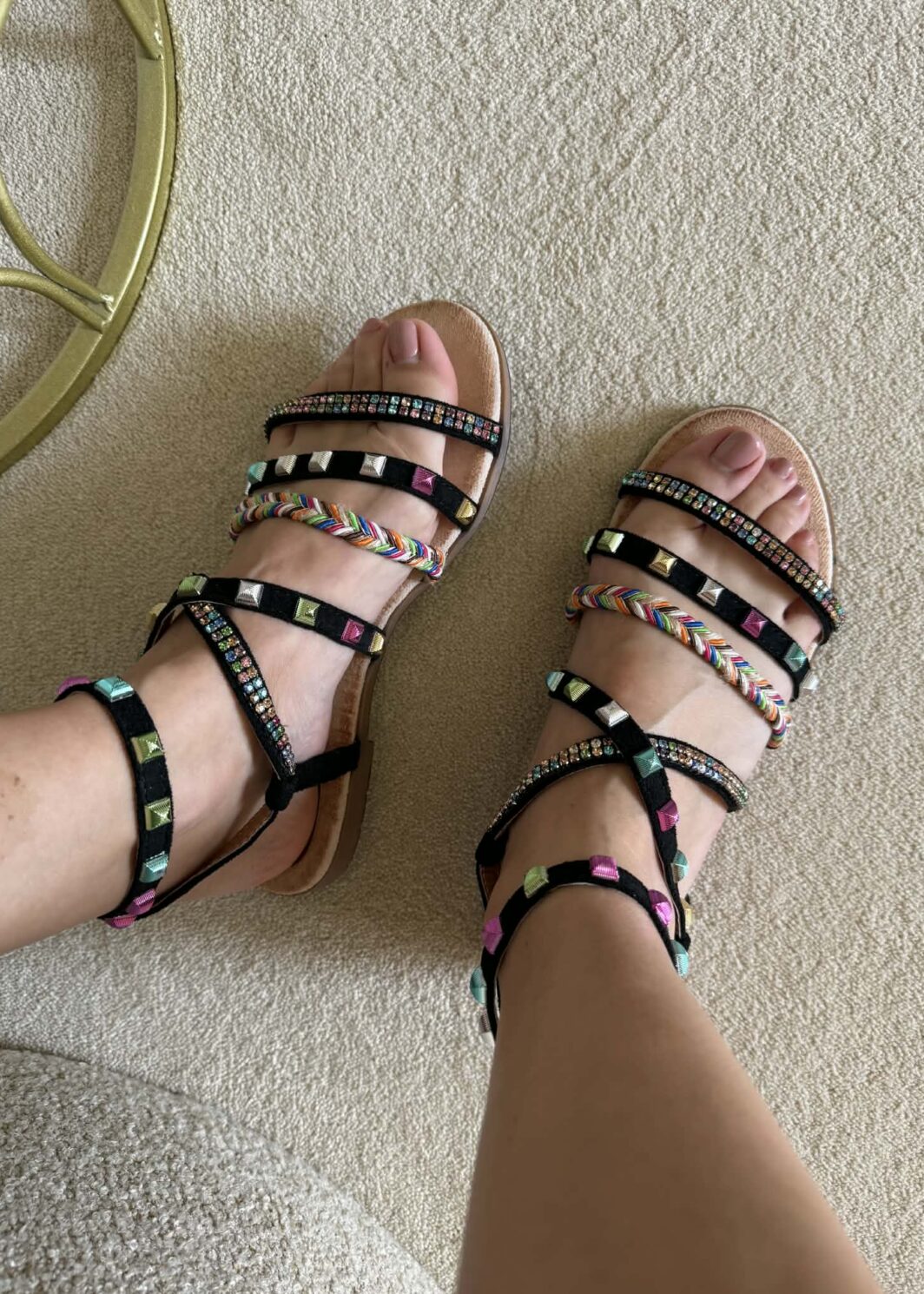 Sandália Multi Boho - Preto