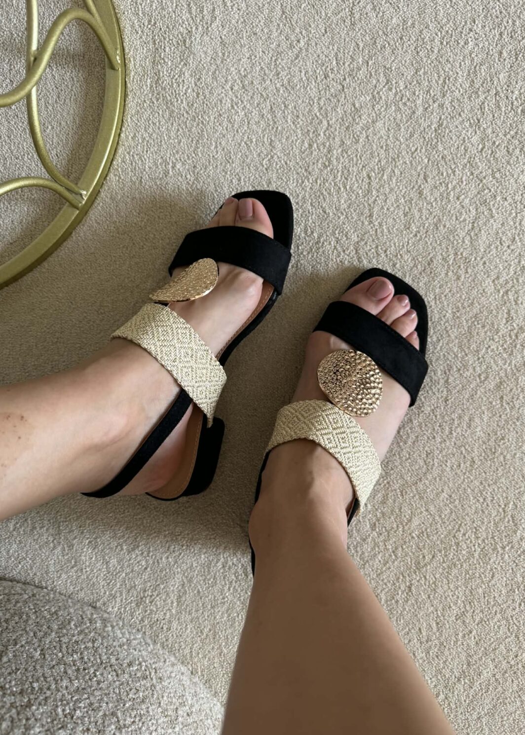 Sandália Design Elegante - Preto