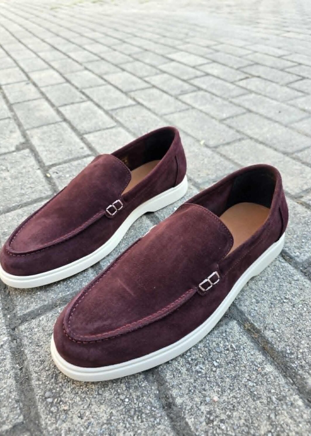 Sapato mocassin bordeaux