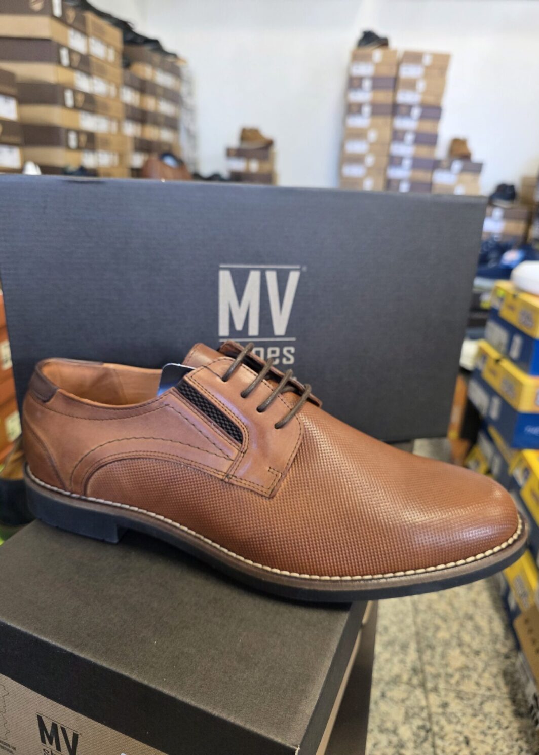 Sapato MV casual camel