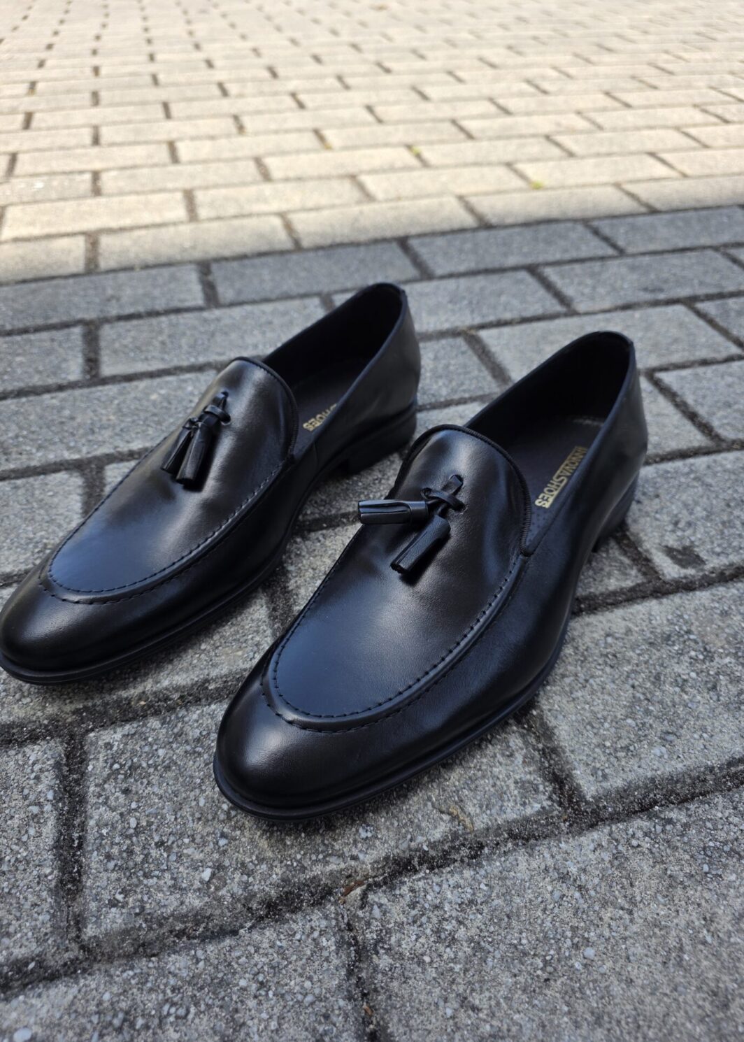 Loafer preto - pele