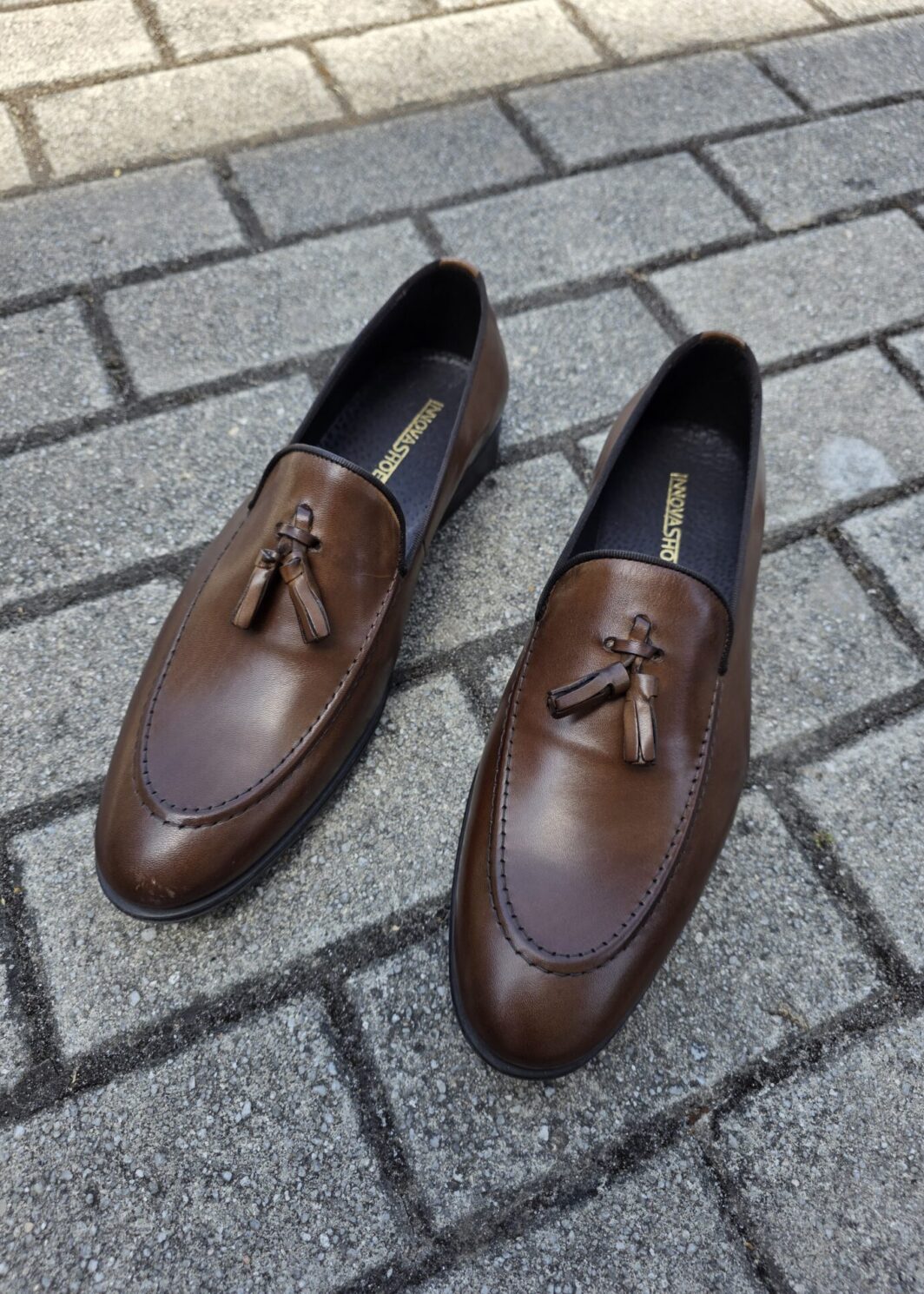 Loafer castanho - pele