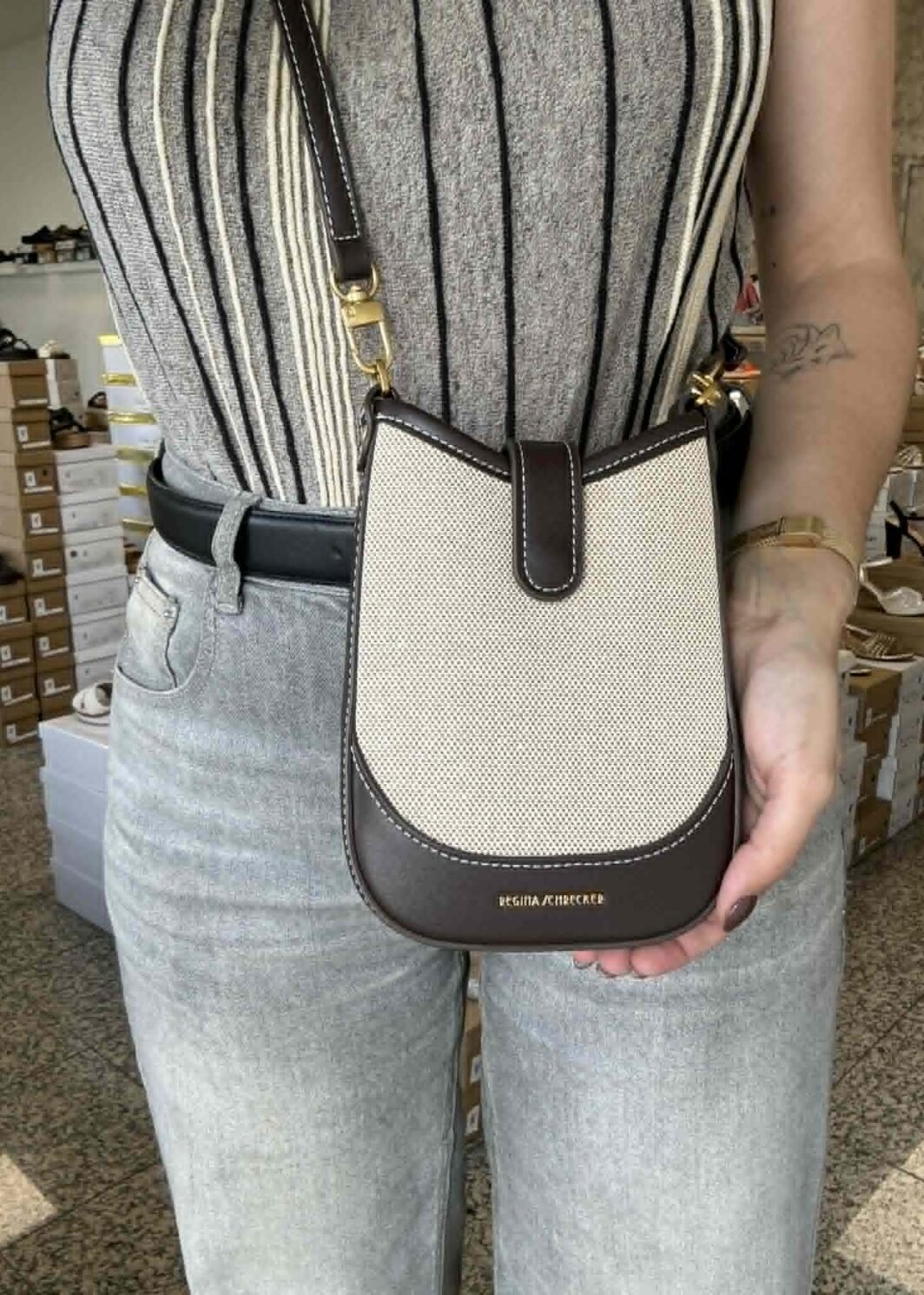 Mini Bag Regina Schrecker - Chocolate