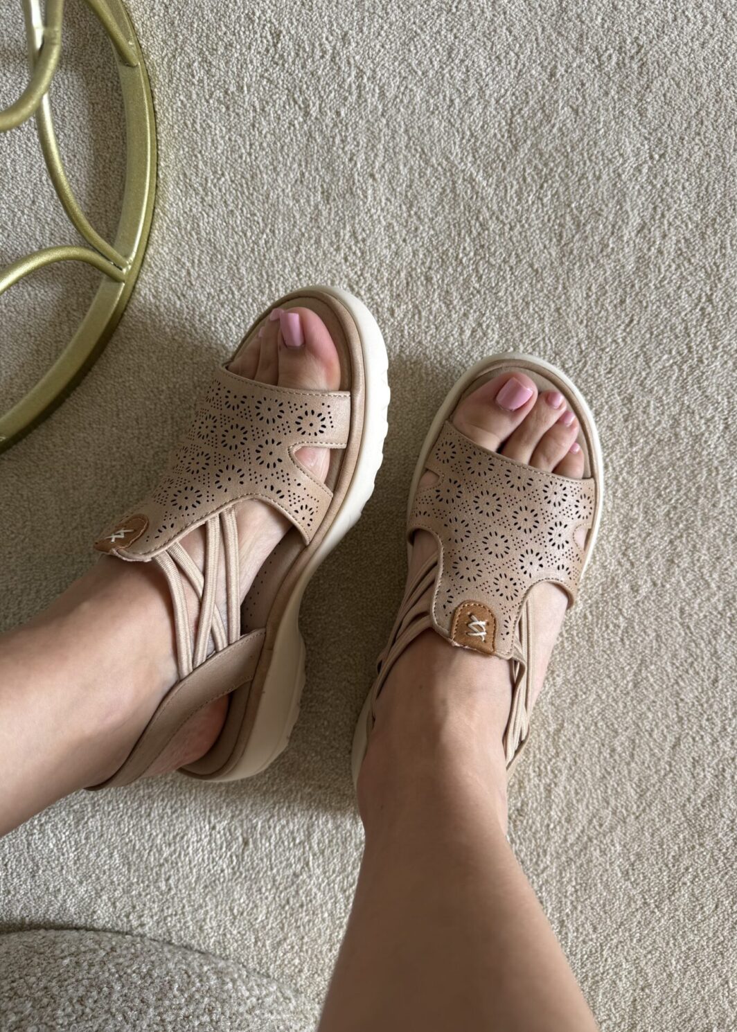 Sandália Conforto Saltars Khaki