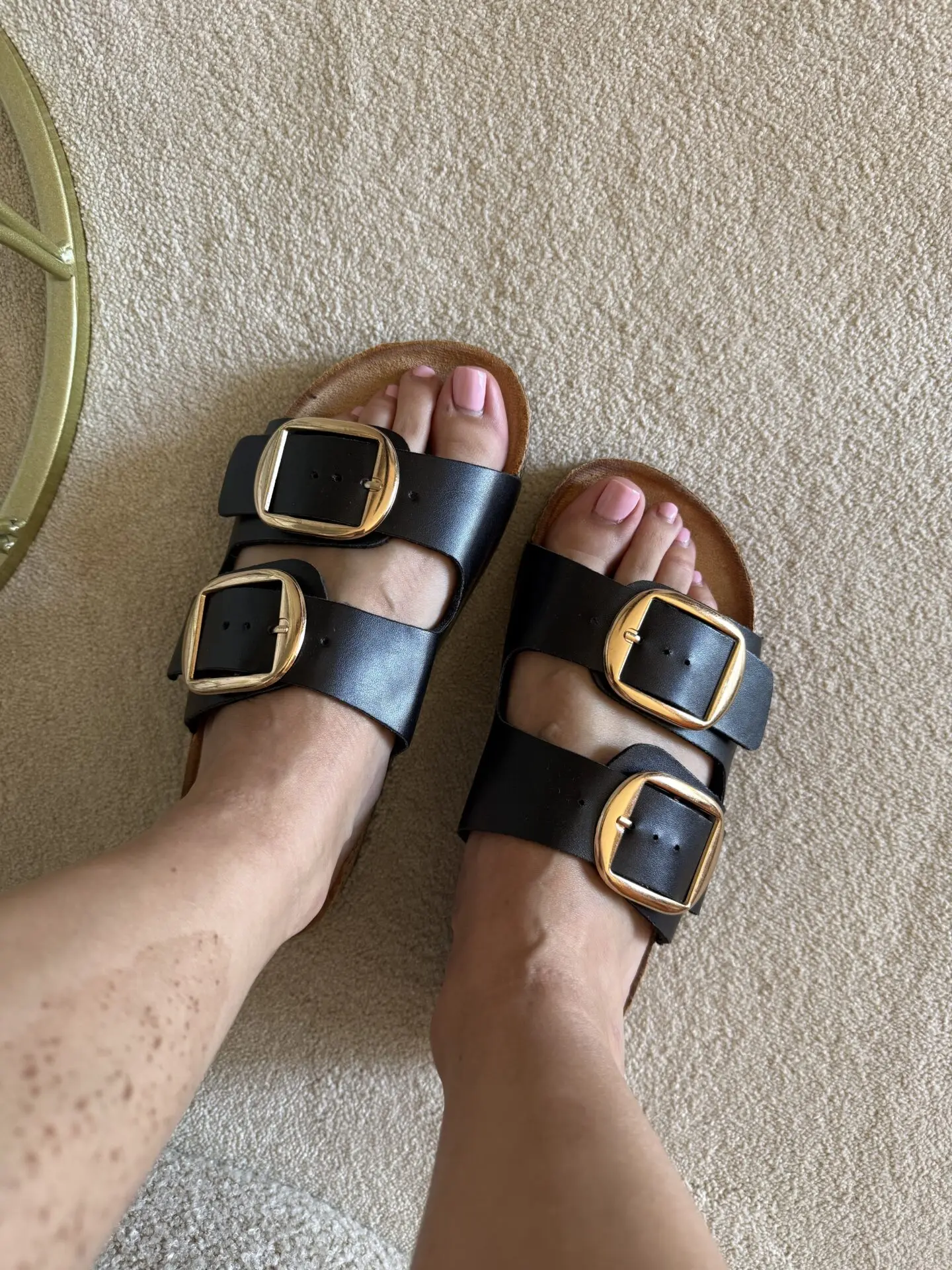 Chinelo Anatómico Fivelas - Preto