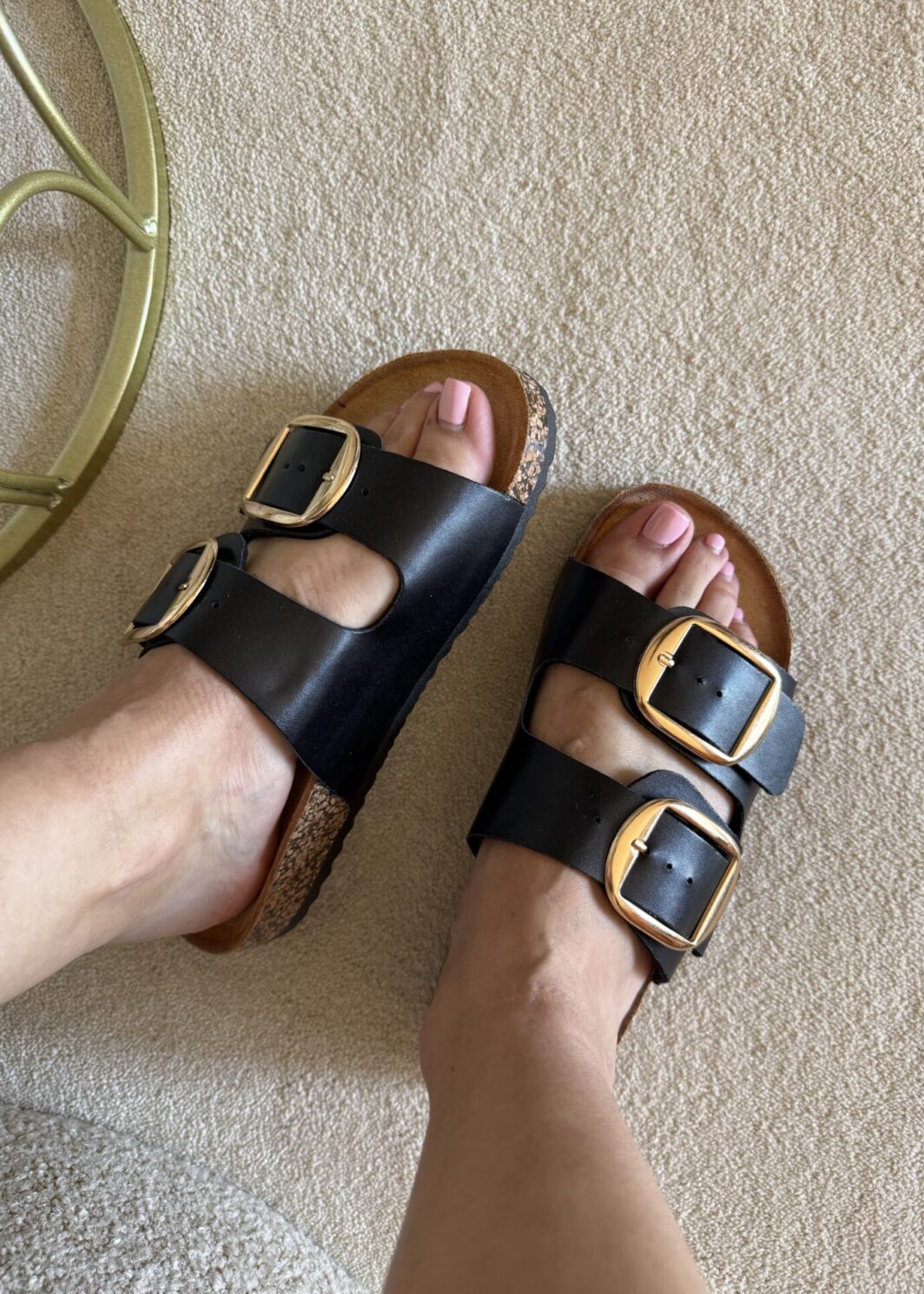 Chinelo Anatómico Fivelas - Preto