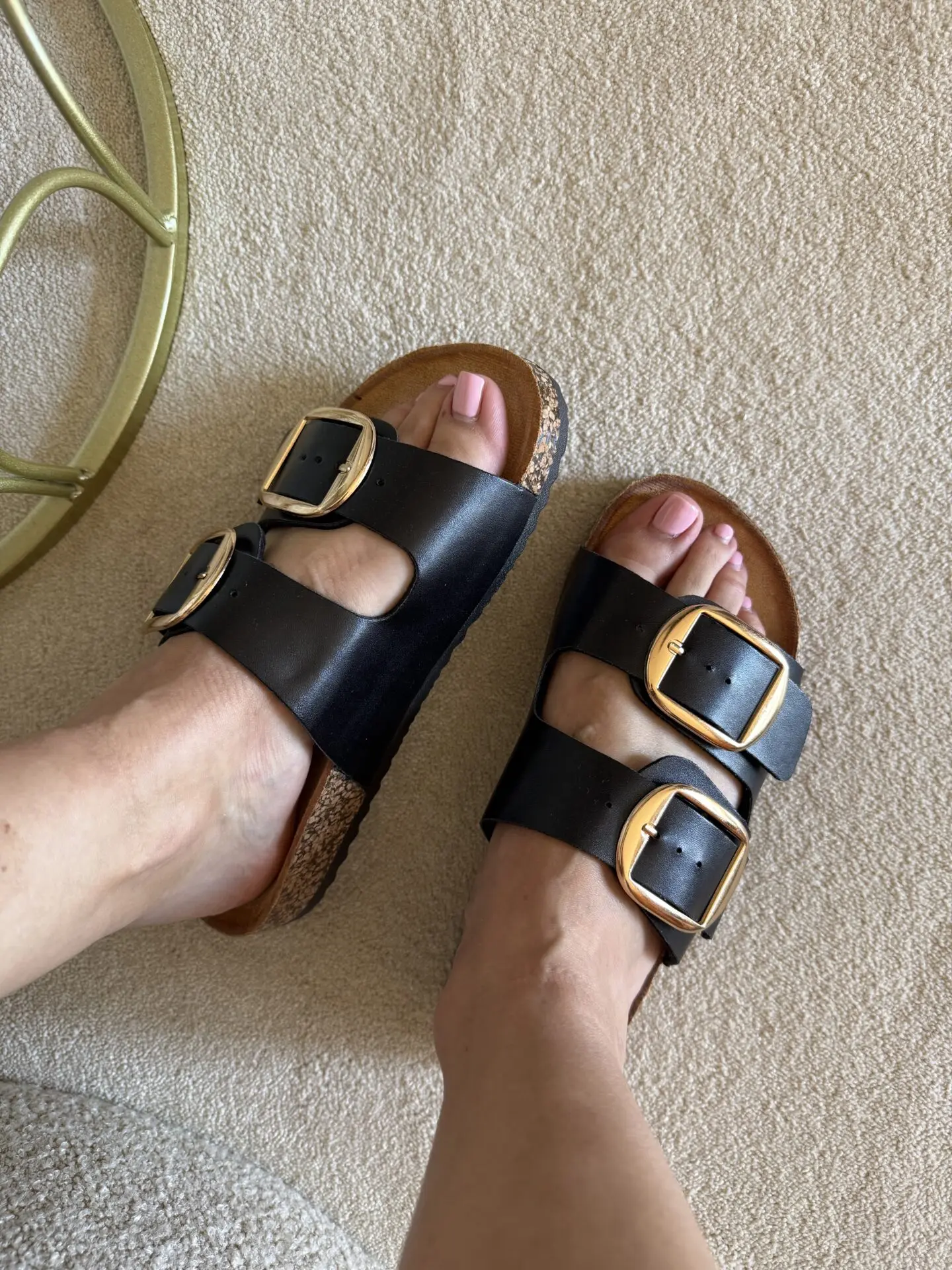 Chinelo Anatómico Fivelas - Preto