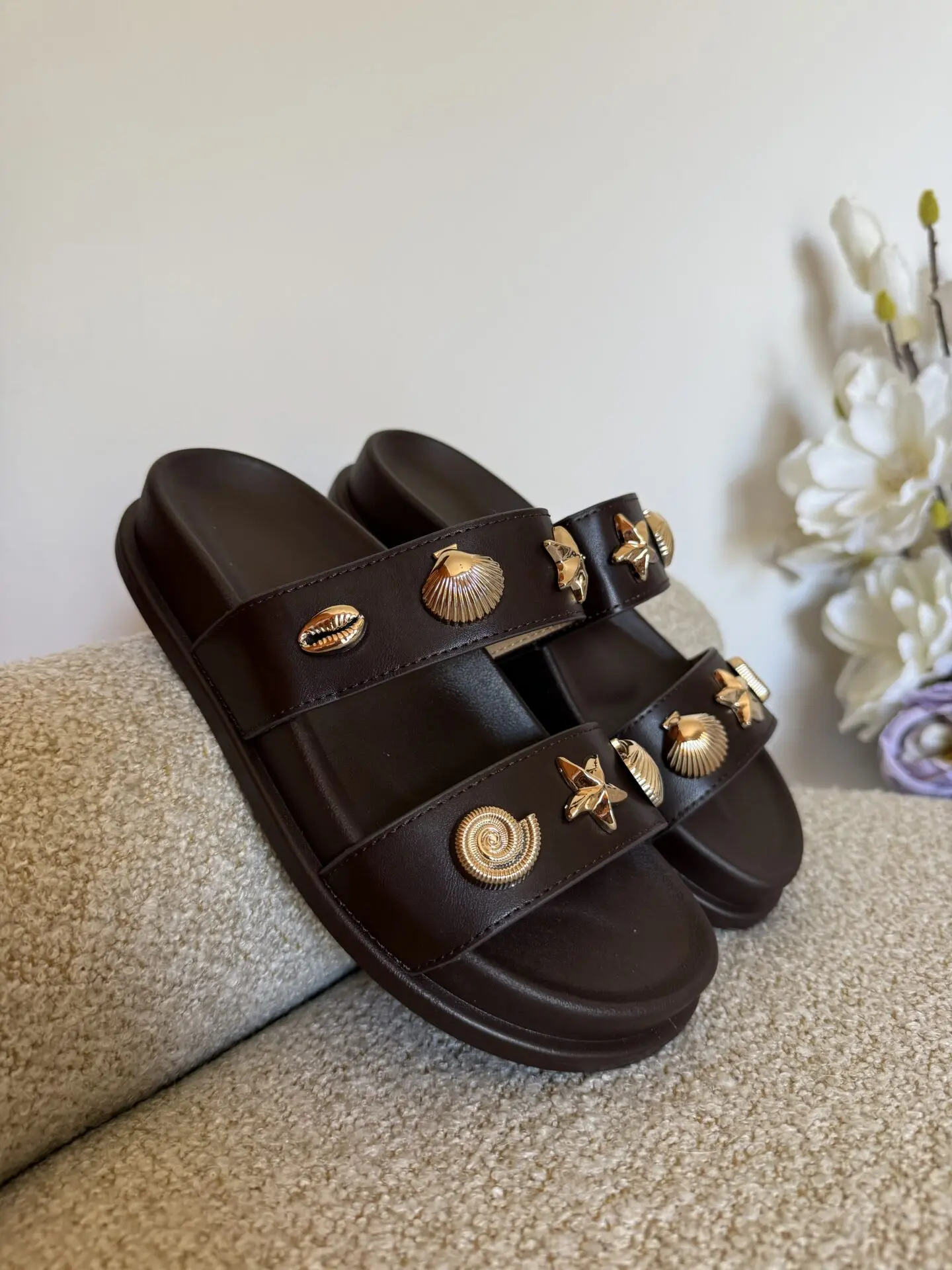 Chinelo Oceano - Castanho