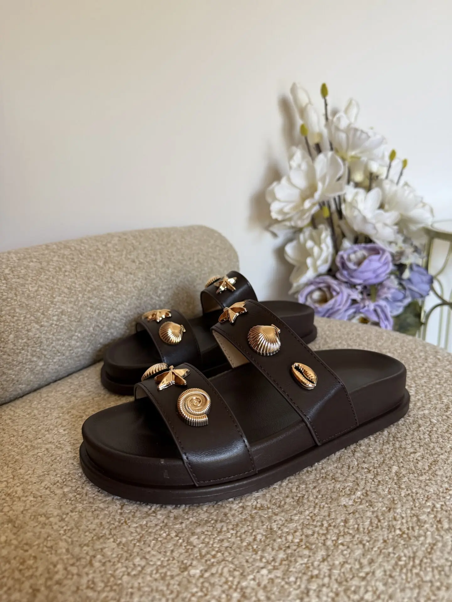 Chinelo Oceano - Castanho