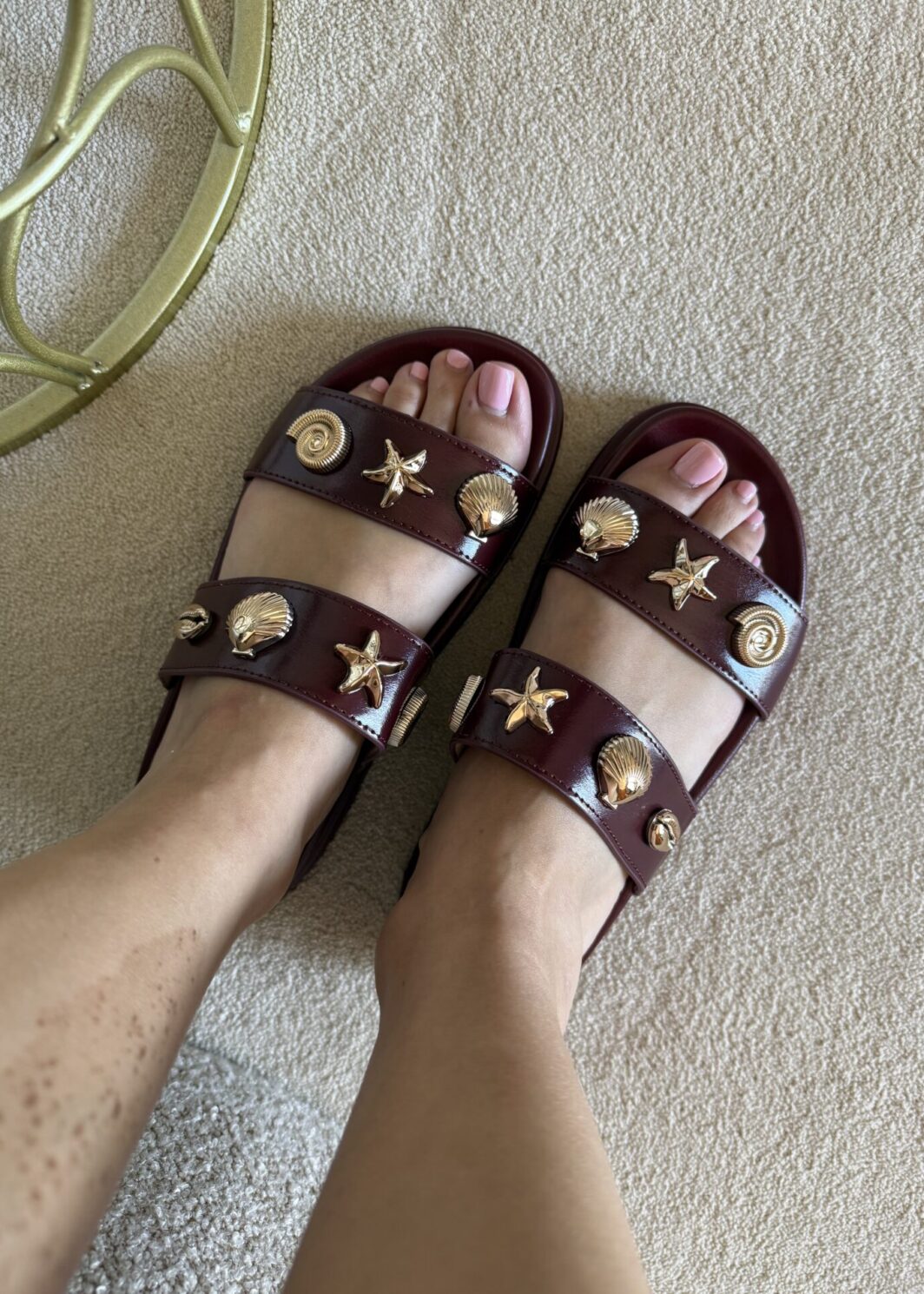 Chinelo Oceano - Bordô