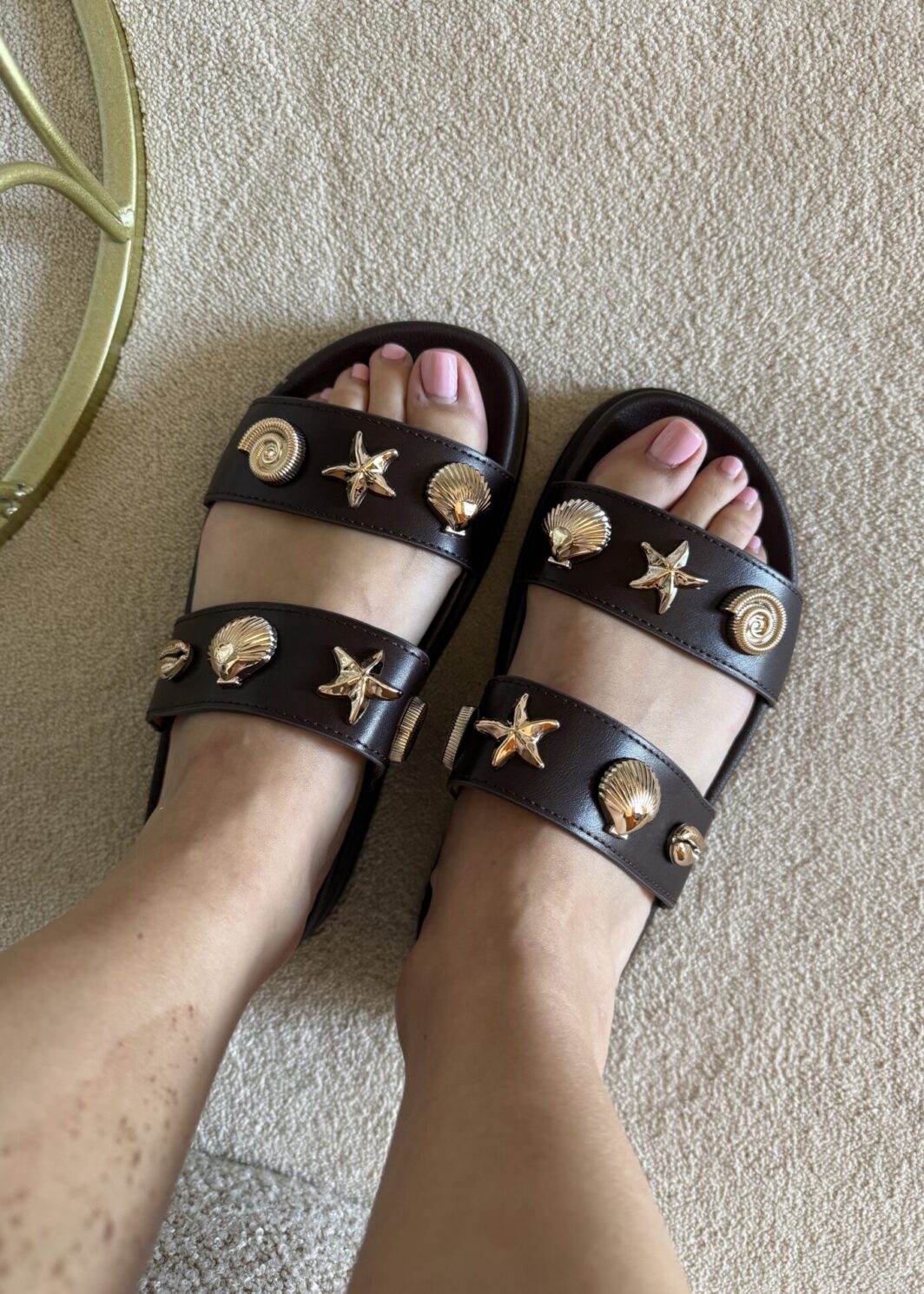 Chinelo Oceano - Castanho