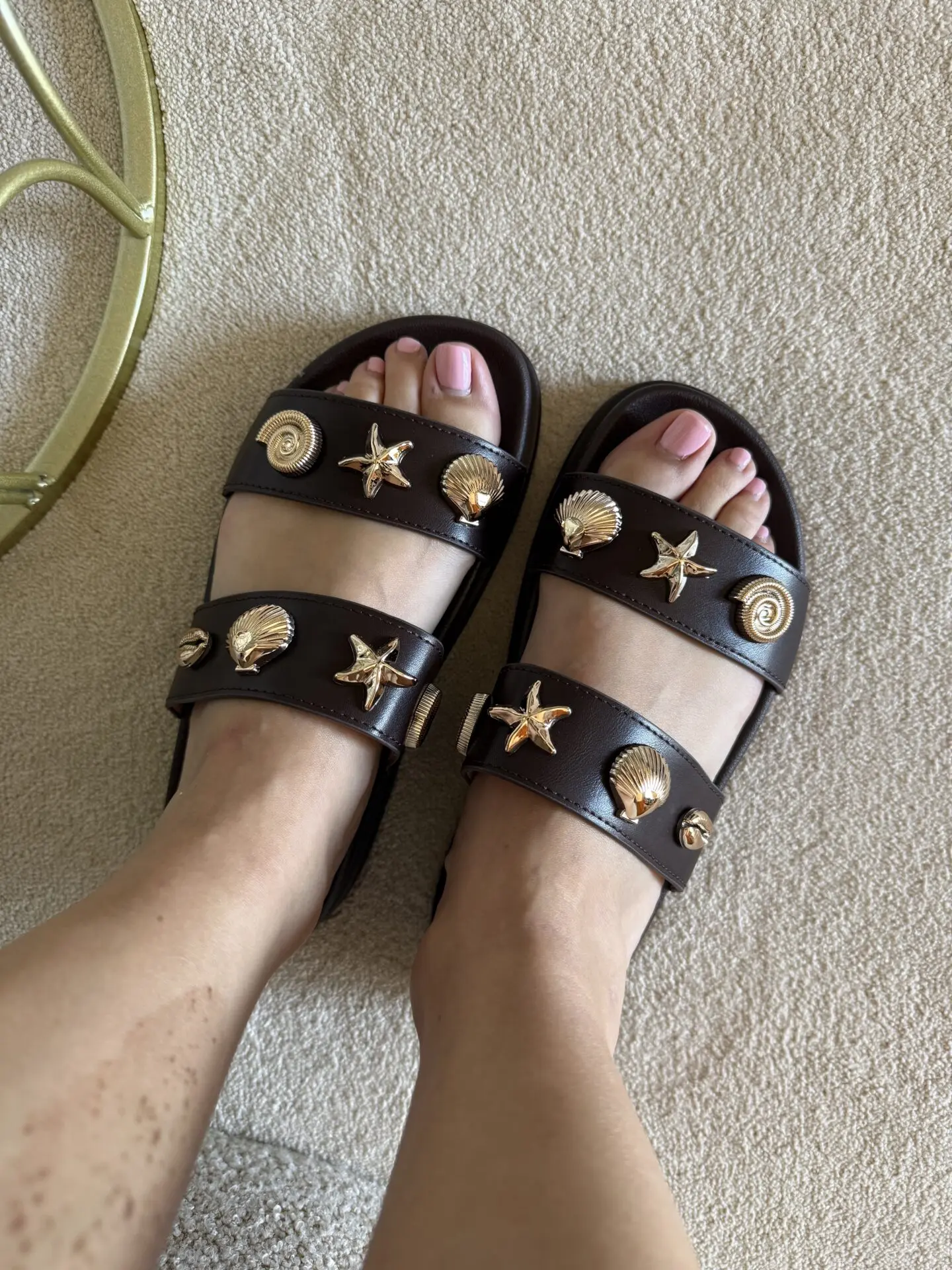 Chinelo Oceano - Castanho