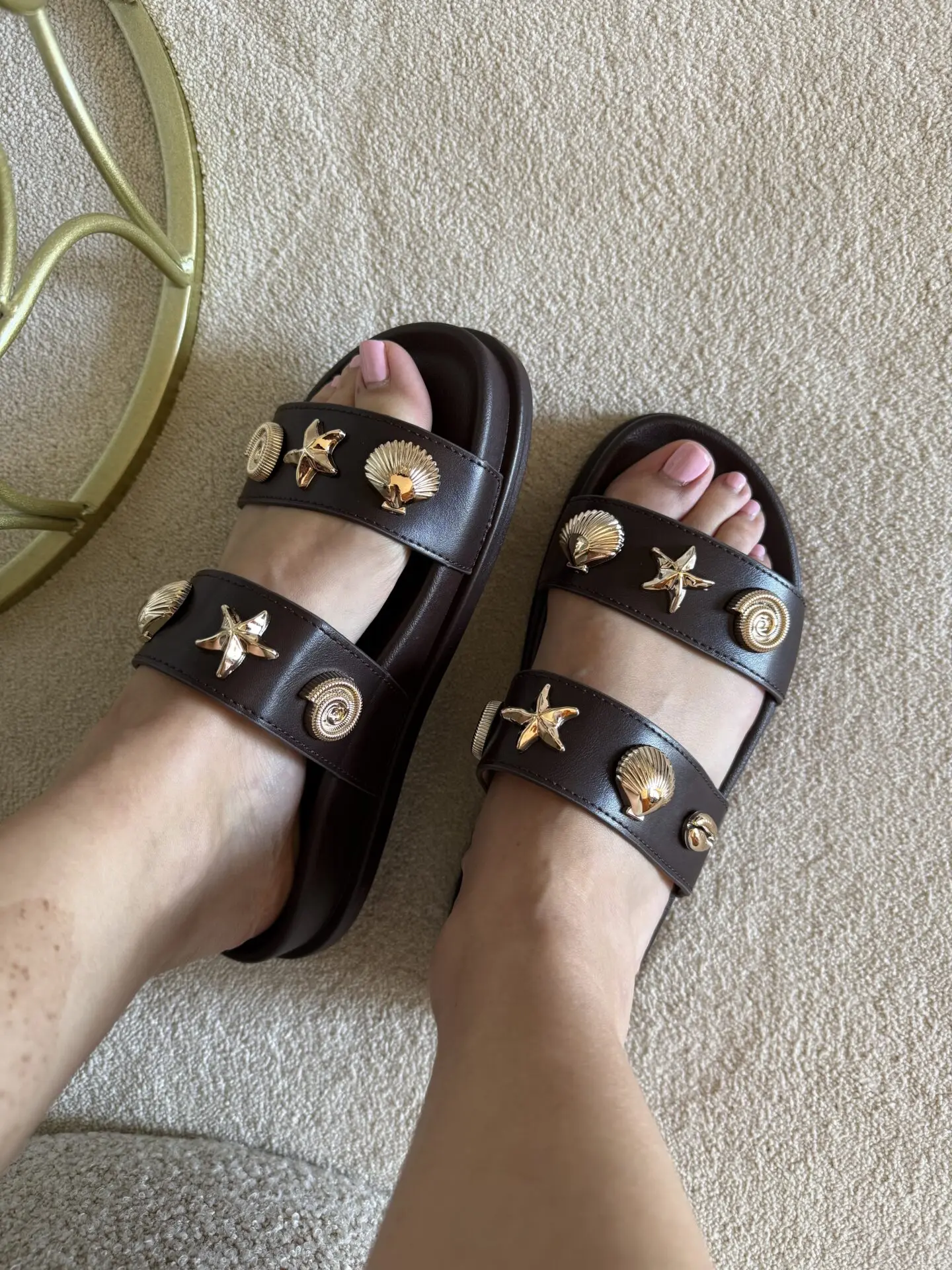 Chinelo Oceano - Castanho