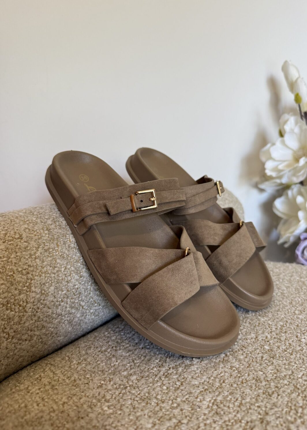 Chinelo Love'it Suede - Khaki