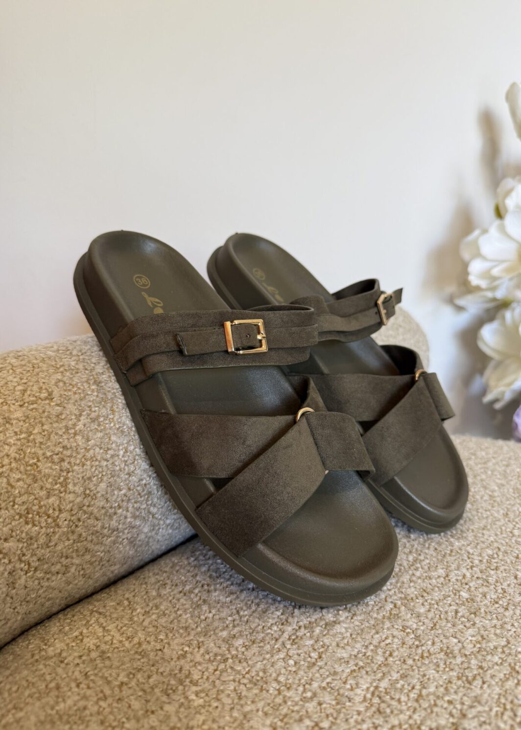 Chinelo Love'it Suede - Verde