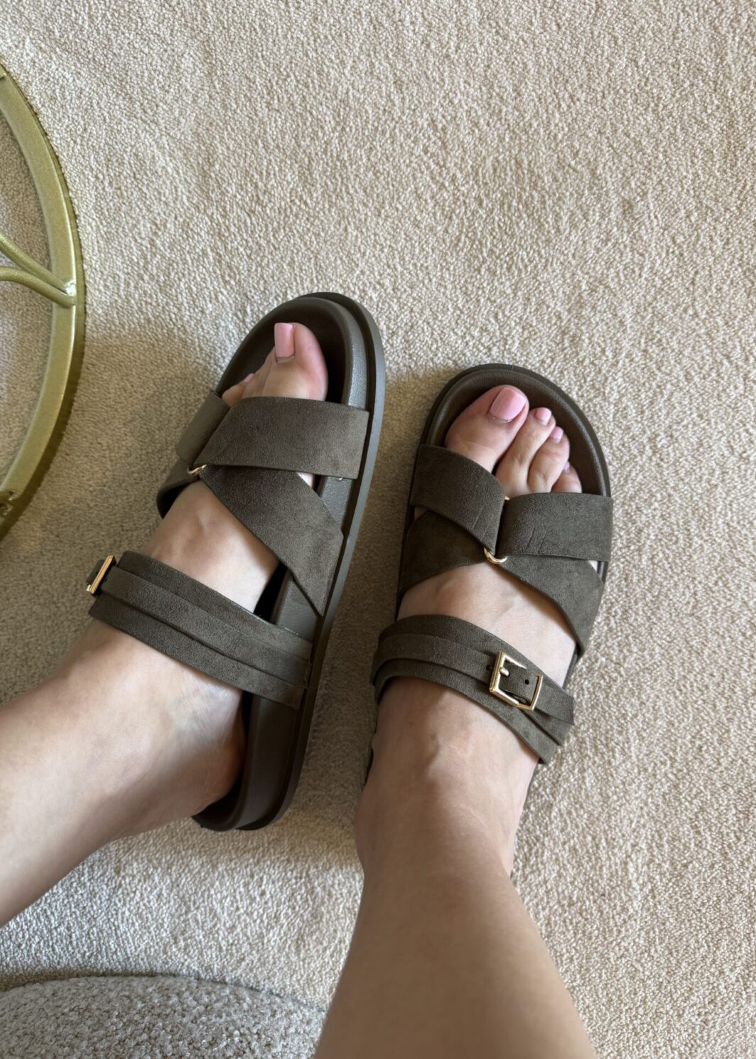 Chinelo Love'it Suede - Verde