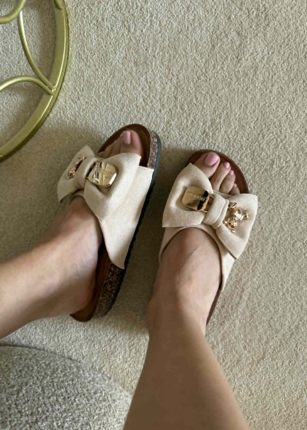 Chinelo Teddy Bege