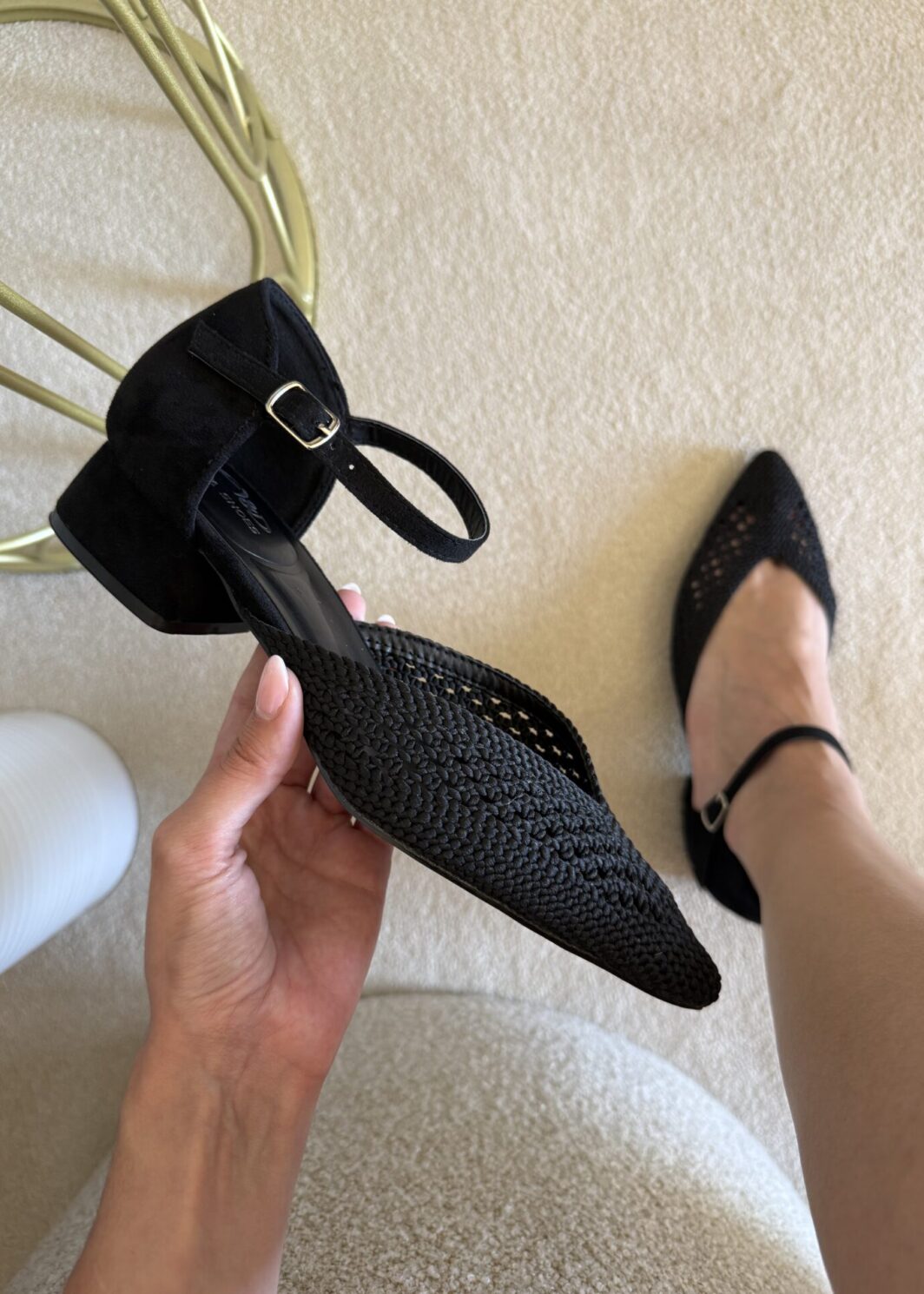 Sapato H&D Almofadado - Preto