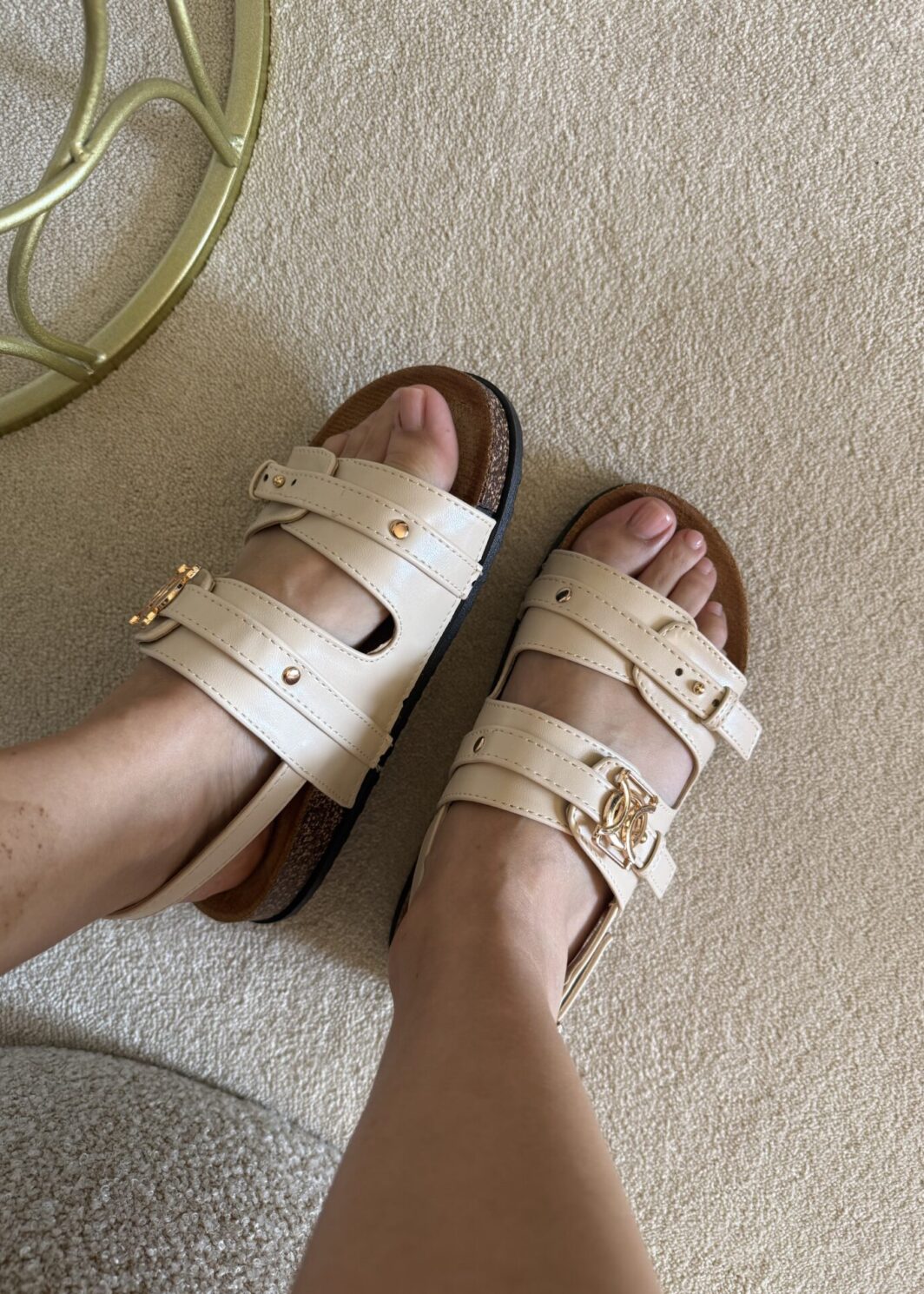 Sandália Conforto Prestige - Bege