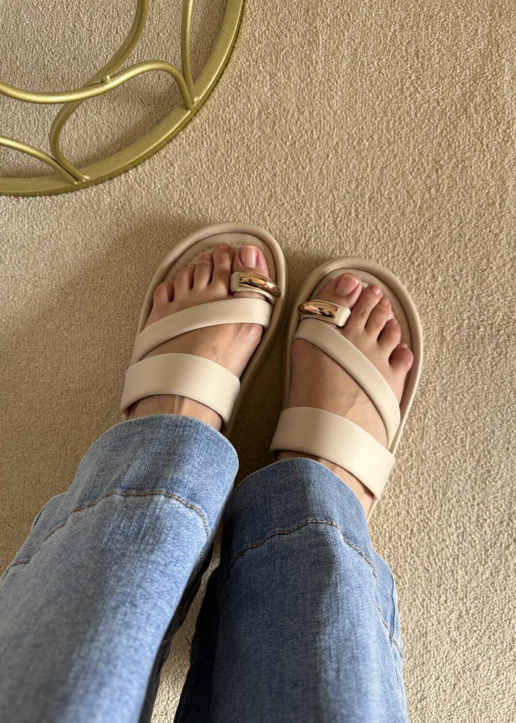 Chinelo Cloud - Bege