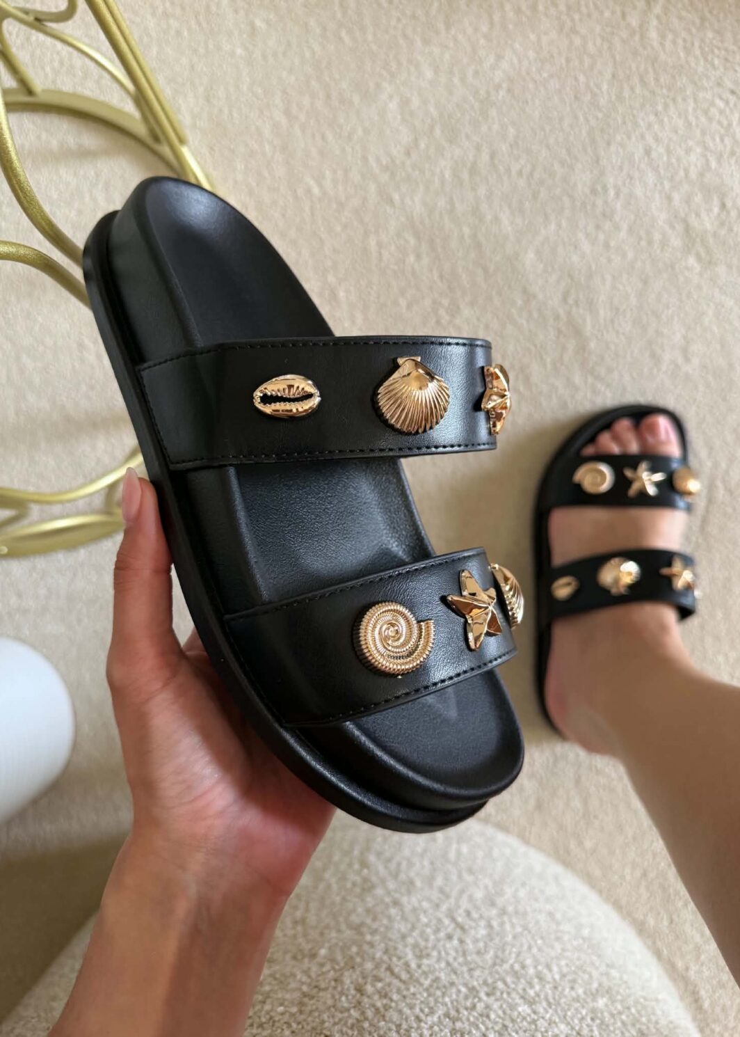 Chinelo Oceano - Preto
