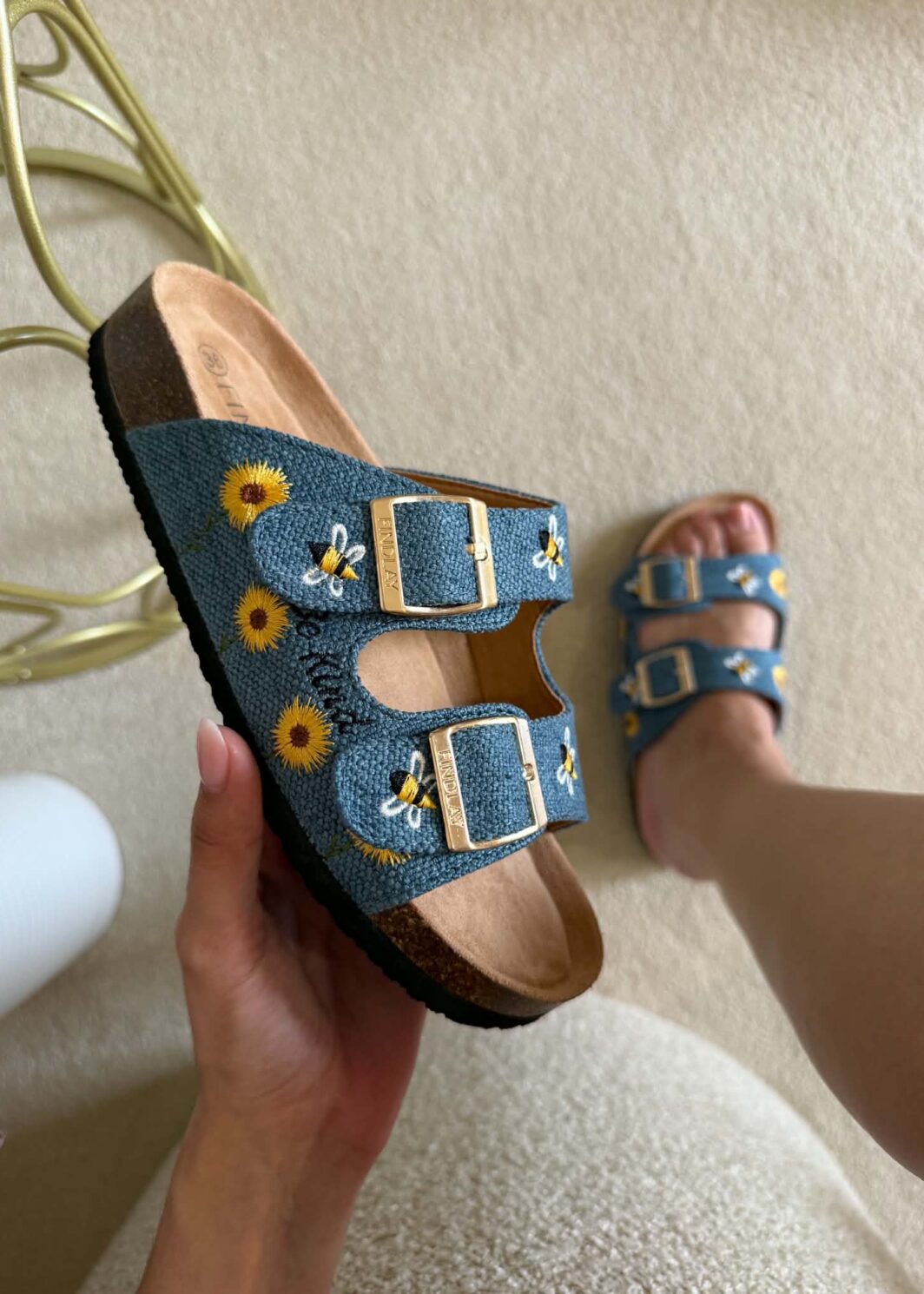 Chinelo Be Kind Azul