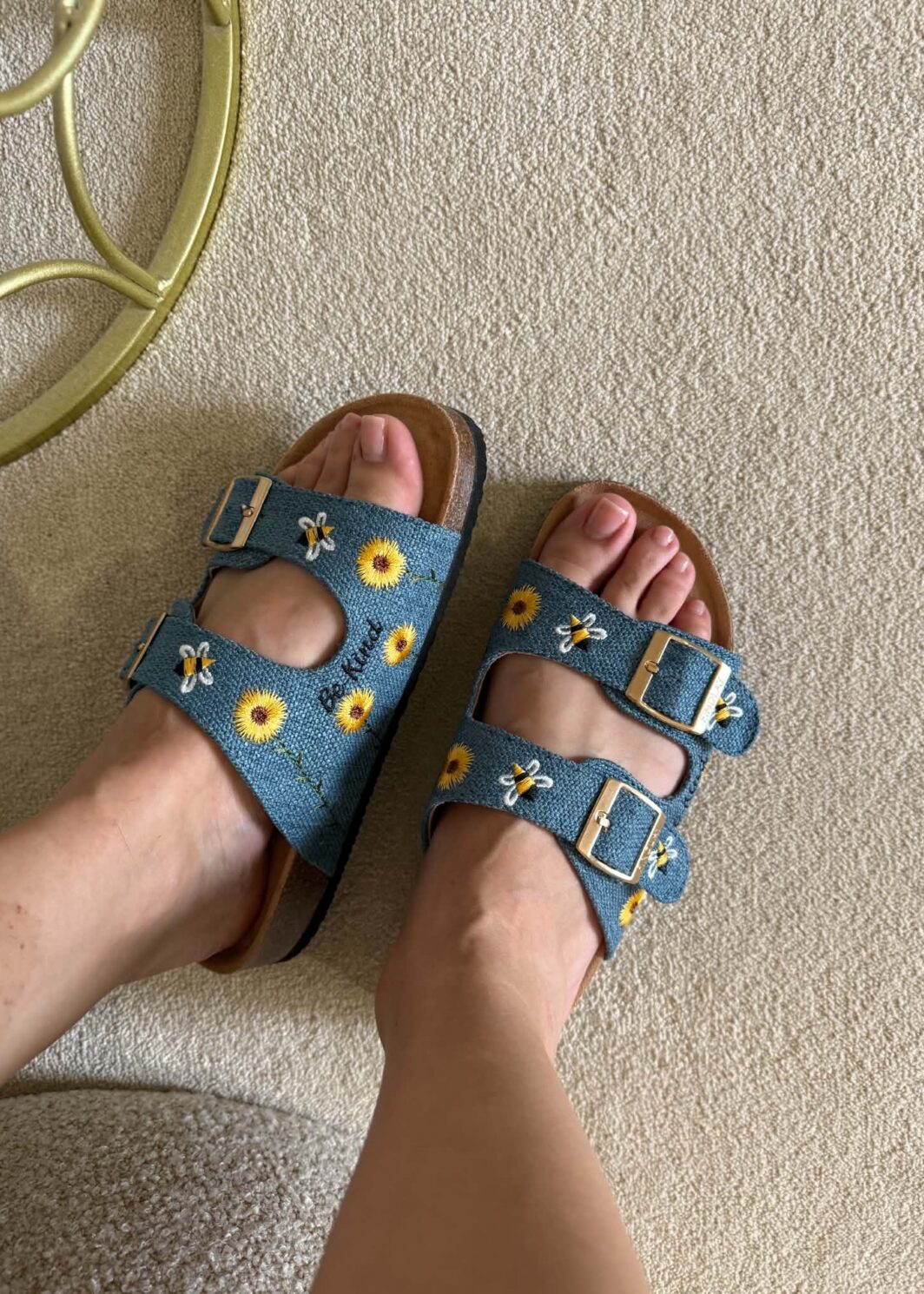 Chinelo Be Kind Azul