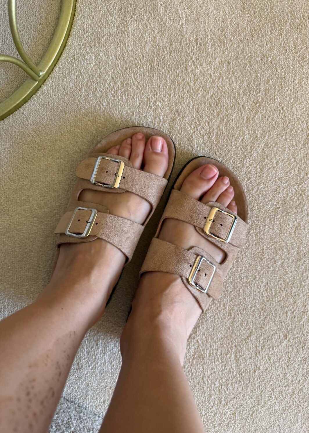 Chinelo Givana Fivelas - Bege