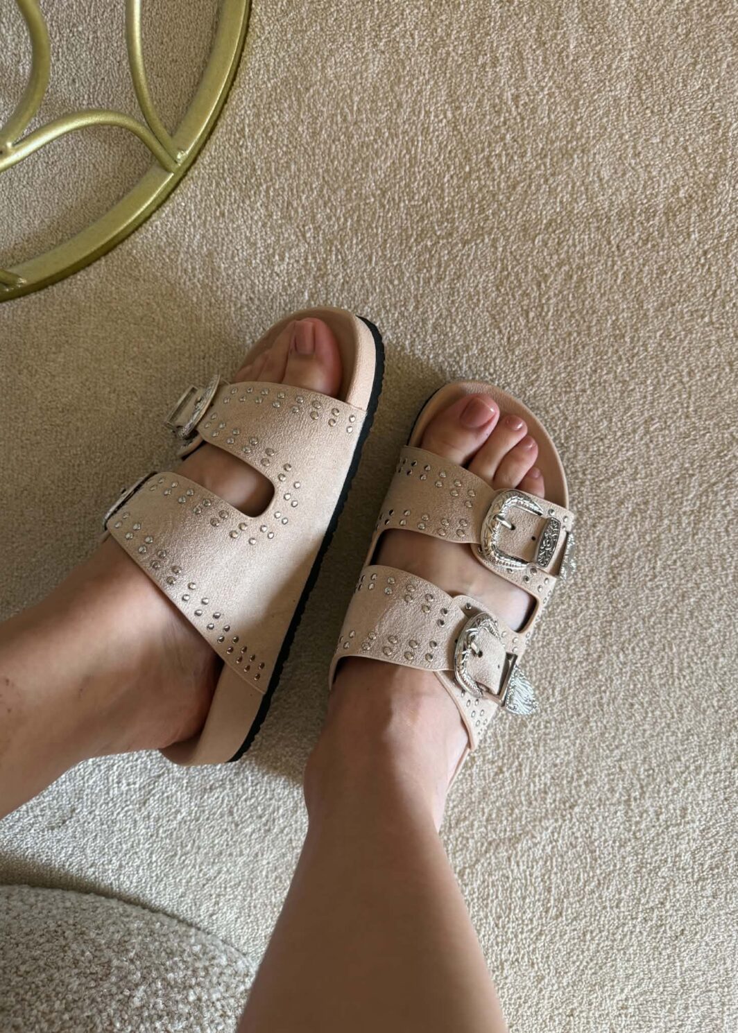 Chinelo Western Bege