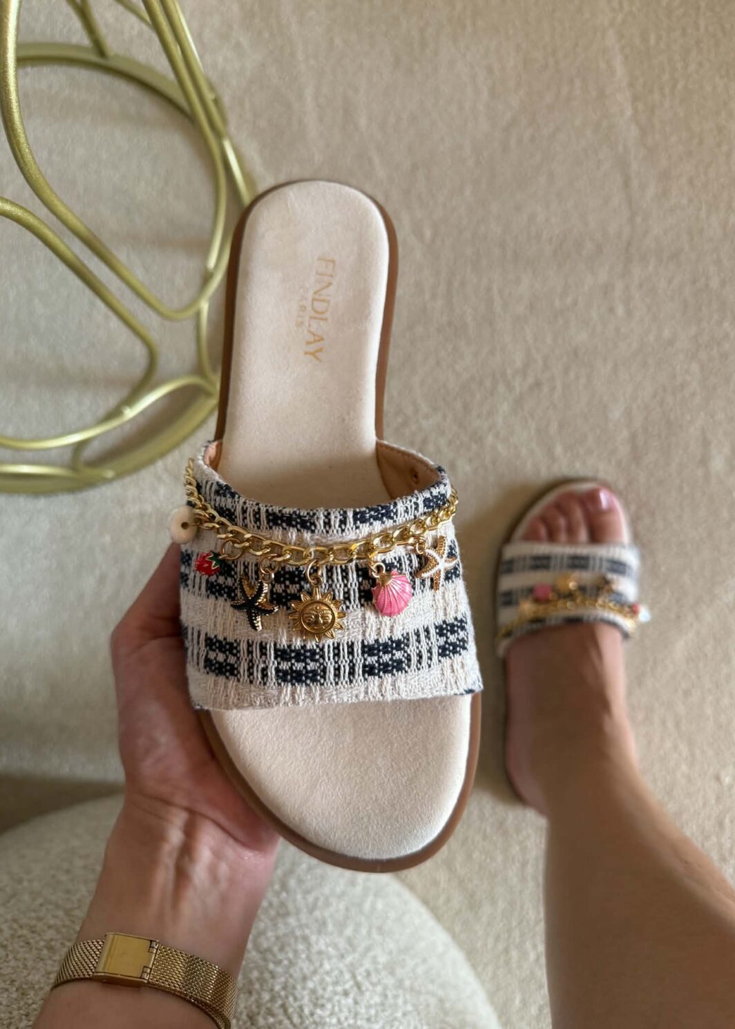 Chinelo Summer Charms - Azul