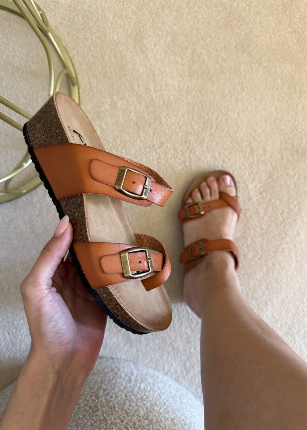 Chinelo Cunha H&D - Camel