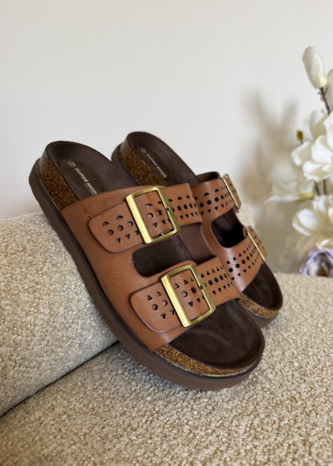 Chinelo Super Mode Camel