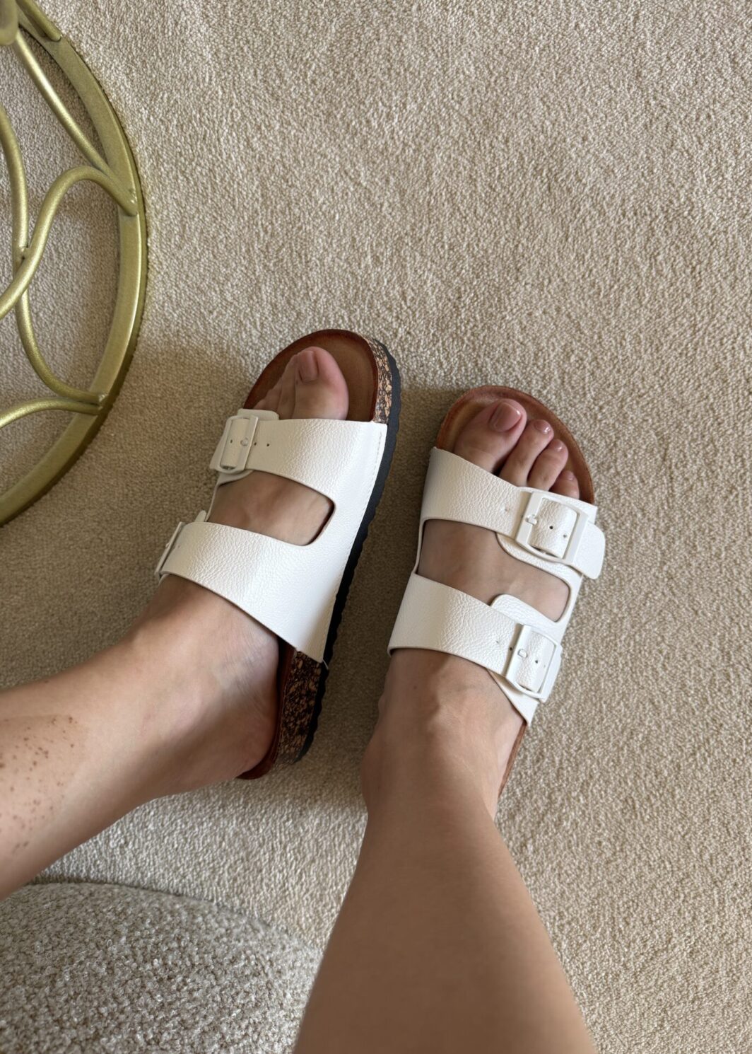Chinelo Fivelas Chic Vision - Branco