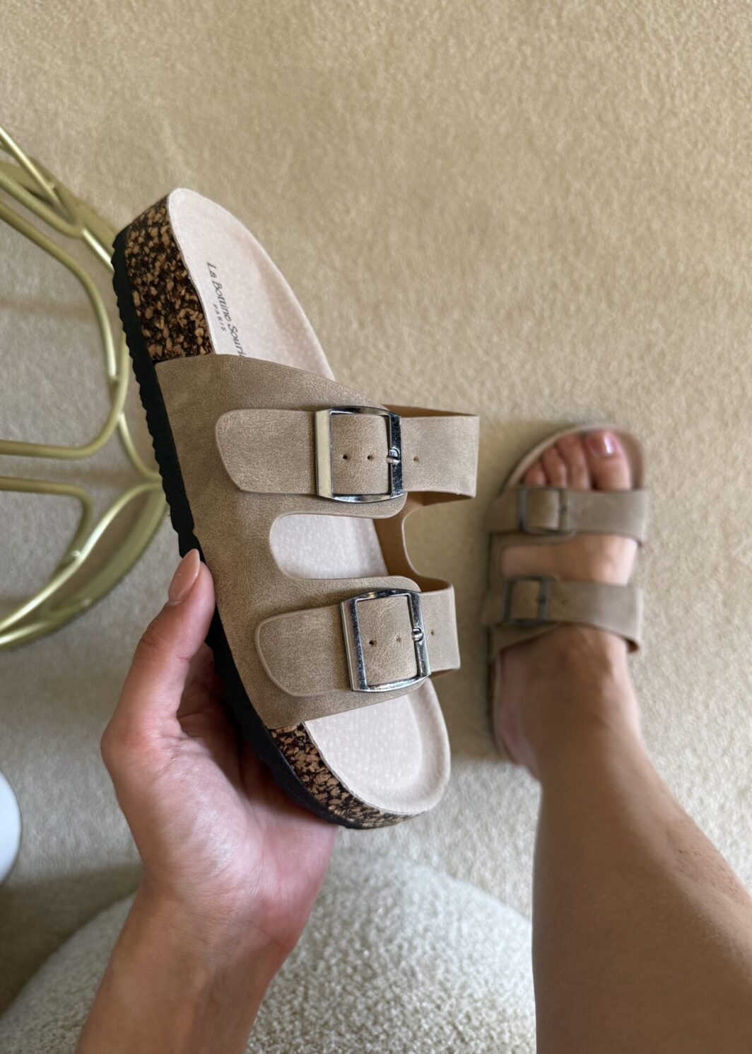 Chinelo Fivelas Khaki